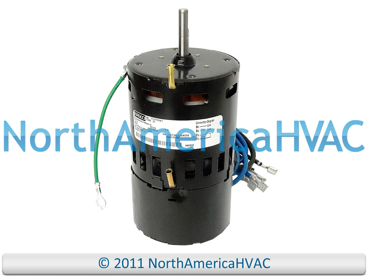 OEM York Coleman Luxaire Evcon Furnace Exhaust Inducer Motor Replaces